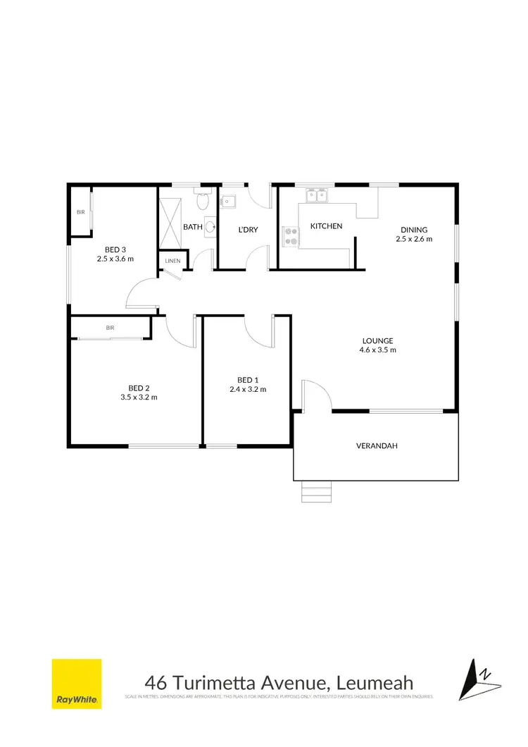 Floorplan of Homely house listing, 46 Turimetta Avenue, Leumeah NSW 2560