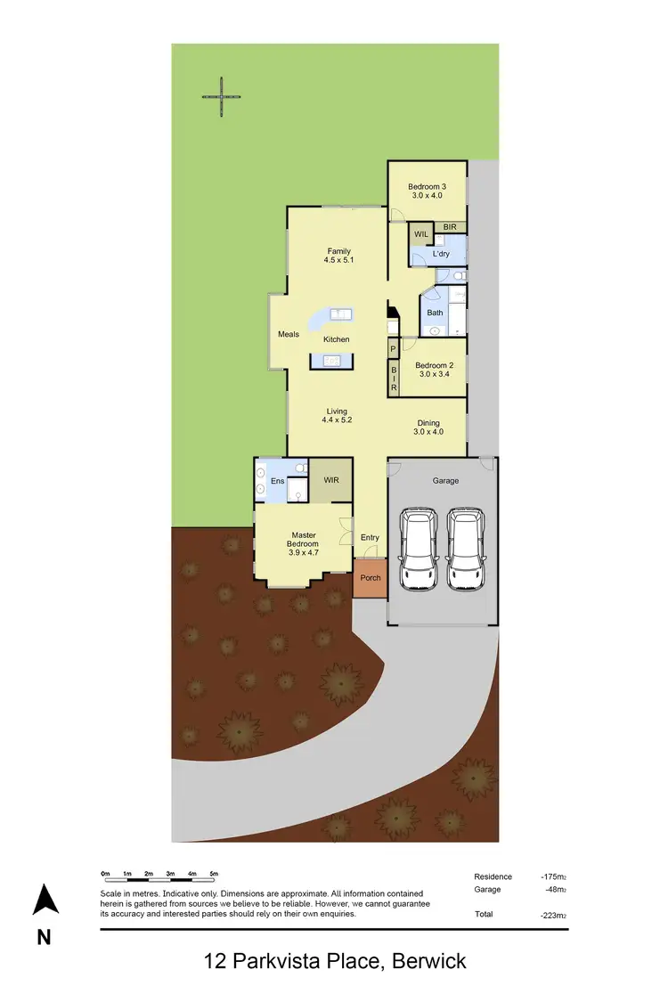 Floorplan of Homely house listing, 12 Parkvista Place, Berwick VIC 3806
