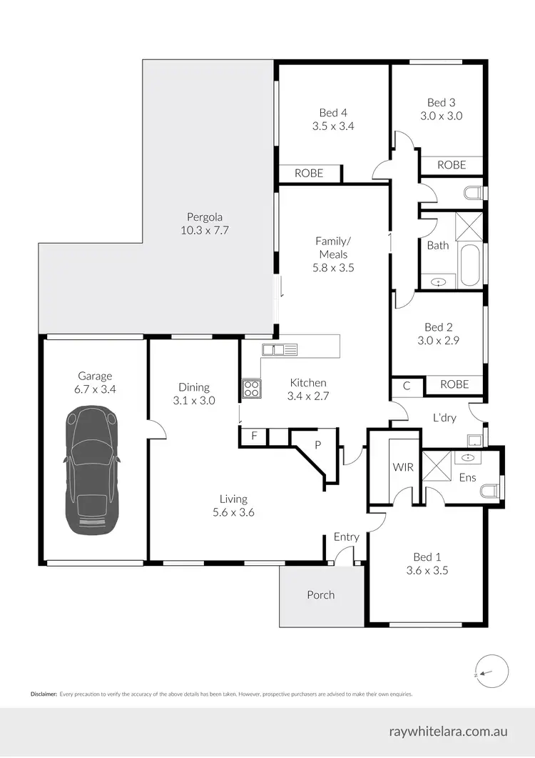 Floorplan of Homely house listing, 7 Karlovac Court, Bell Park VIC 3215