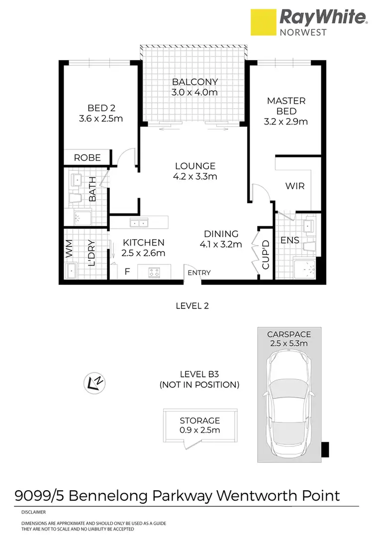 Floorplan of Homely apartment listing, 9099/5 Bennelong Parkway, Wentworth Point NSW 2127