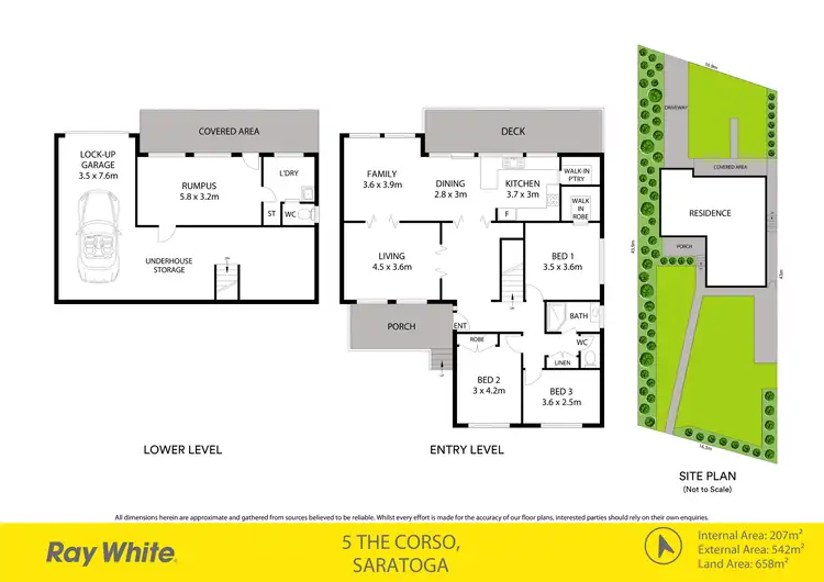 Floorplan of Homely house listing, 5 The Corso, Saratoga NSW 2251