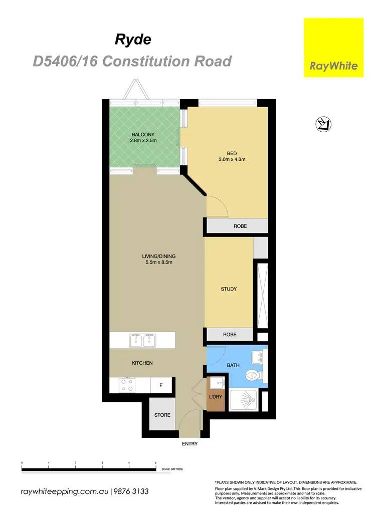 Floorplan of Homely apartment listing, D5406/16 Constitution Road, Ryde NSW 2112