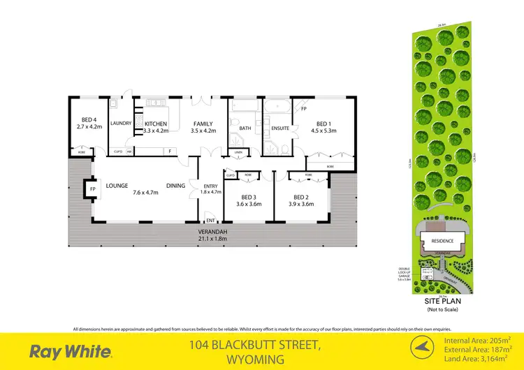 Floorplan of Homely house listing, 104 Blackbutt Street, Wyoming NSW 2250