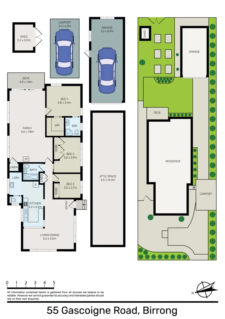 Floorplan of Homely house listing, 55 Gascoigne Road, Birrong NSW 2143