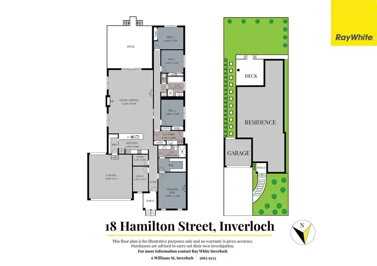 Floorplan of Homely house listing, 18 Hamilton Street, Inverloch VIC 3996