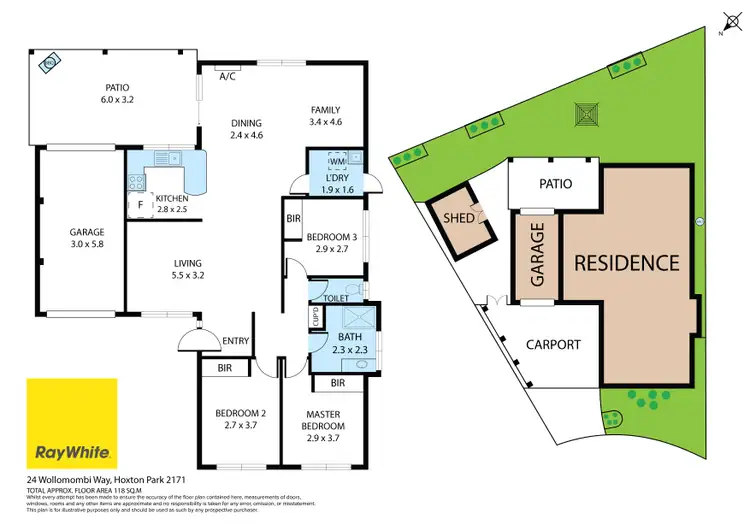 Floorplan of Homely house listing, 24 Wollomombi Way, Hoxton Park NSW 2171