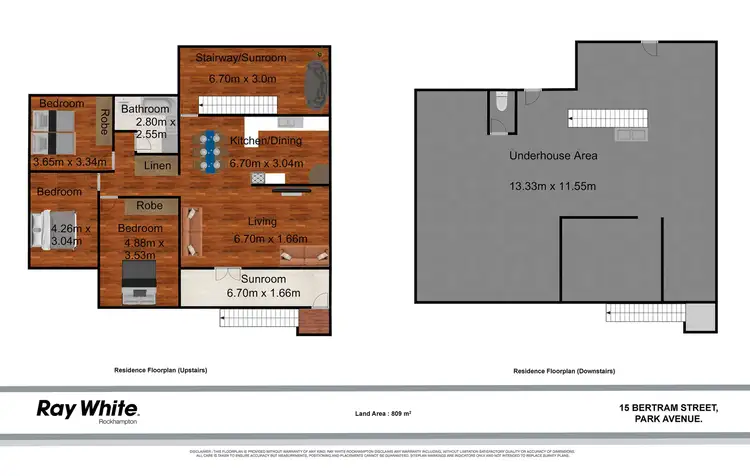 Floorplan of Homely house listing, 15 Bertram Street, Park Avenue QLD 4701
