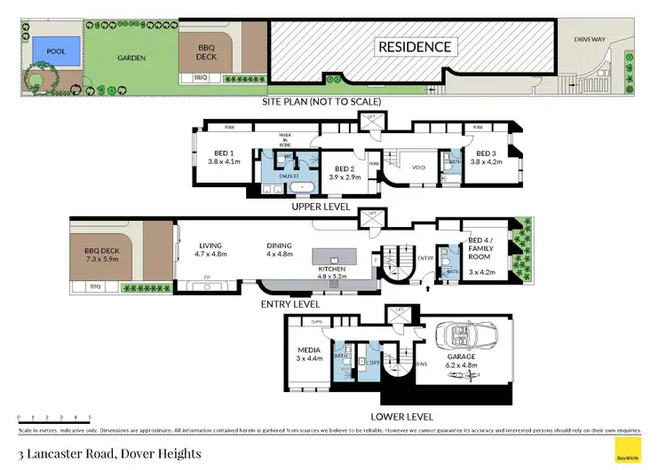 Floorplan of Homely house listing, 3 Lancaster Road, Dover Heights NSW 2030