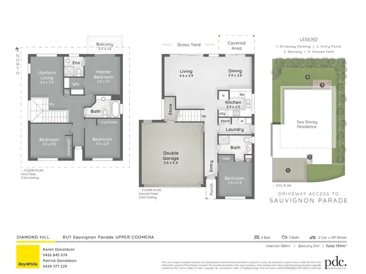 Floorplan of Homely house listing, 81/1 Sauvignon Parade, Upper Coomera QLD 4209
