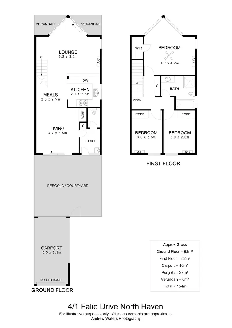 Floorplan of Homely house listing, 4/1 Falie Drive, North Haven SA 5018