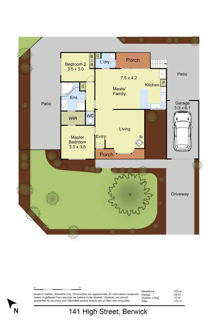 Floorplan of Homely house listing, 141 High Street, Berwick VIC 3806