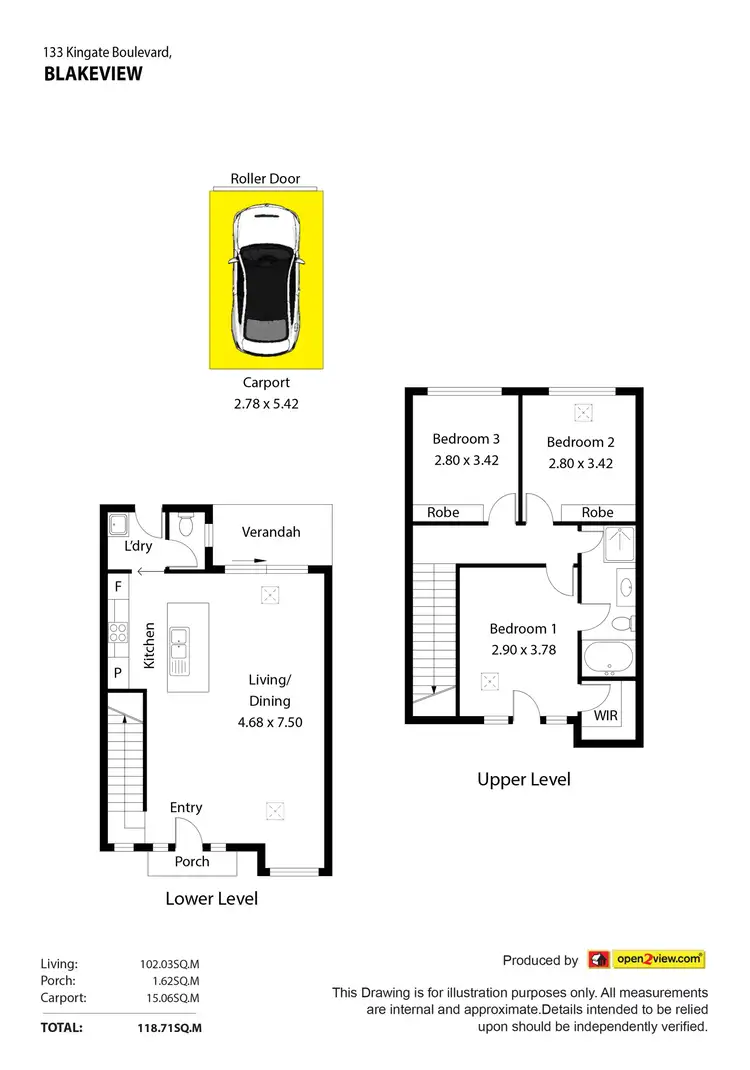 Floorplan of Homely house listing, 133 Kingate Boulevard, Blakeview SA 5114