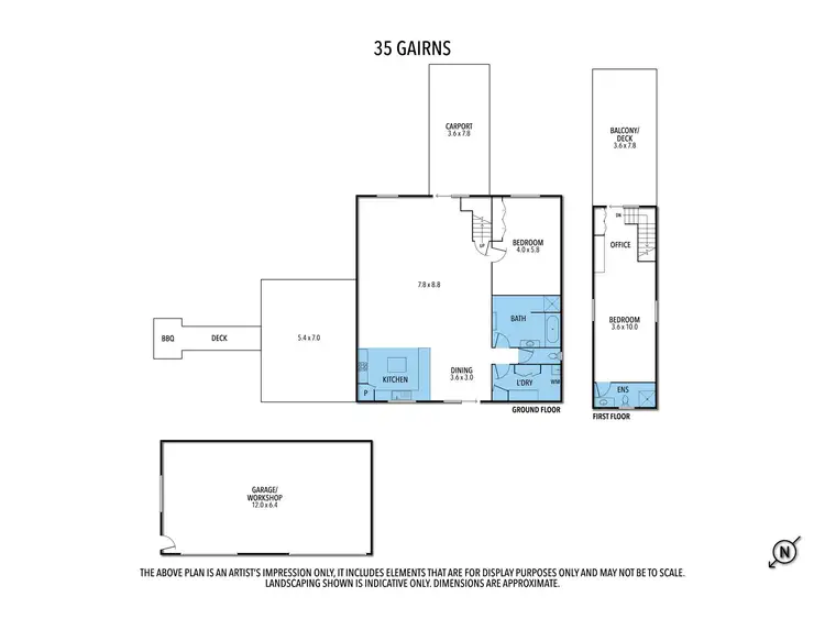 Floorplan of Homely rural property listing, 35 Gairns Lane, Tallarook VIC 3659