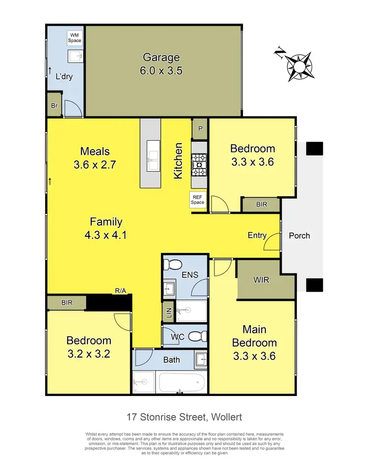 Floorplan of Homely house listing, 17 Stonrise Street, Wollert VIC 3750