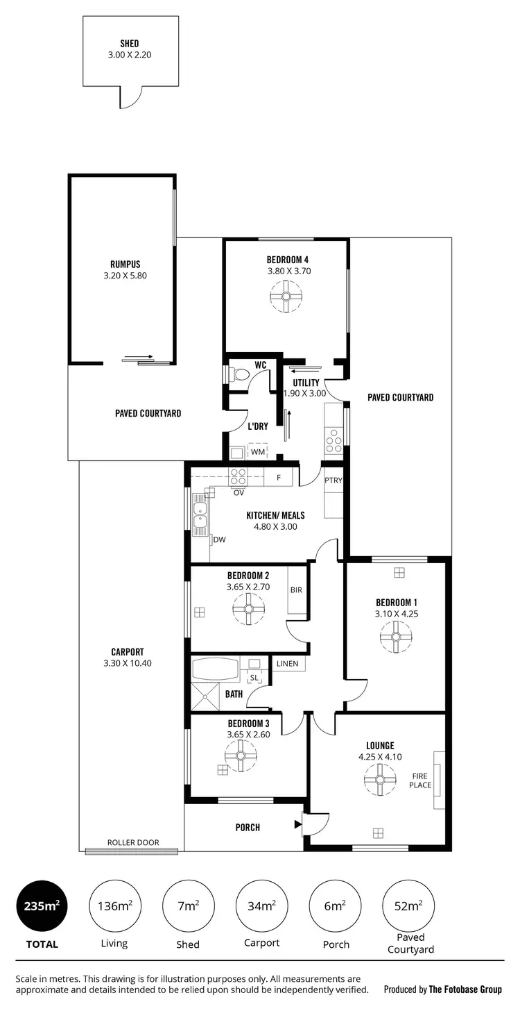 Floorplan of Homely house listing, 5 Romney Avenue, Ferryden Park SA 5010