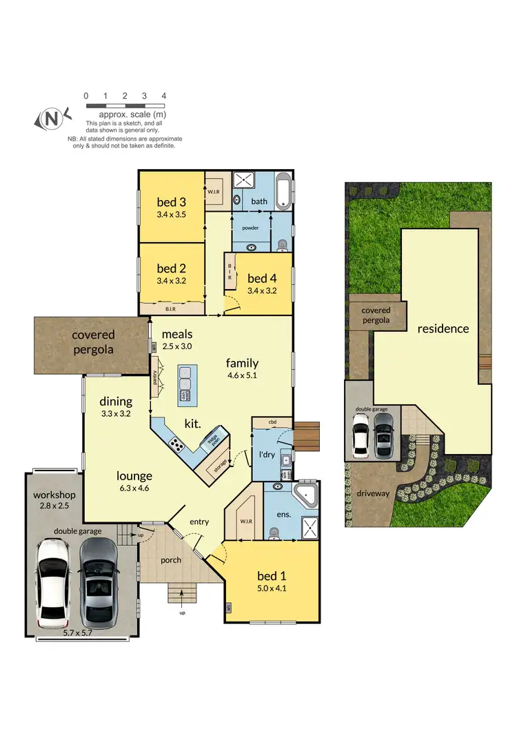 Floorplan of Homely house listing, 1 Abrahams Court, Burwood VIC 3125