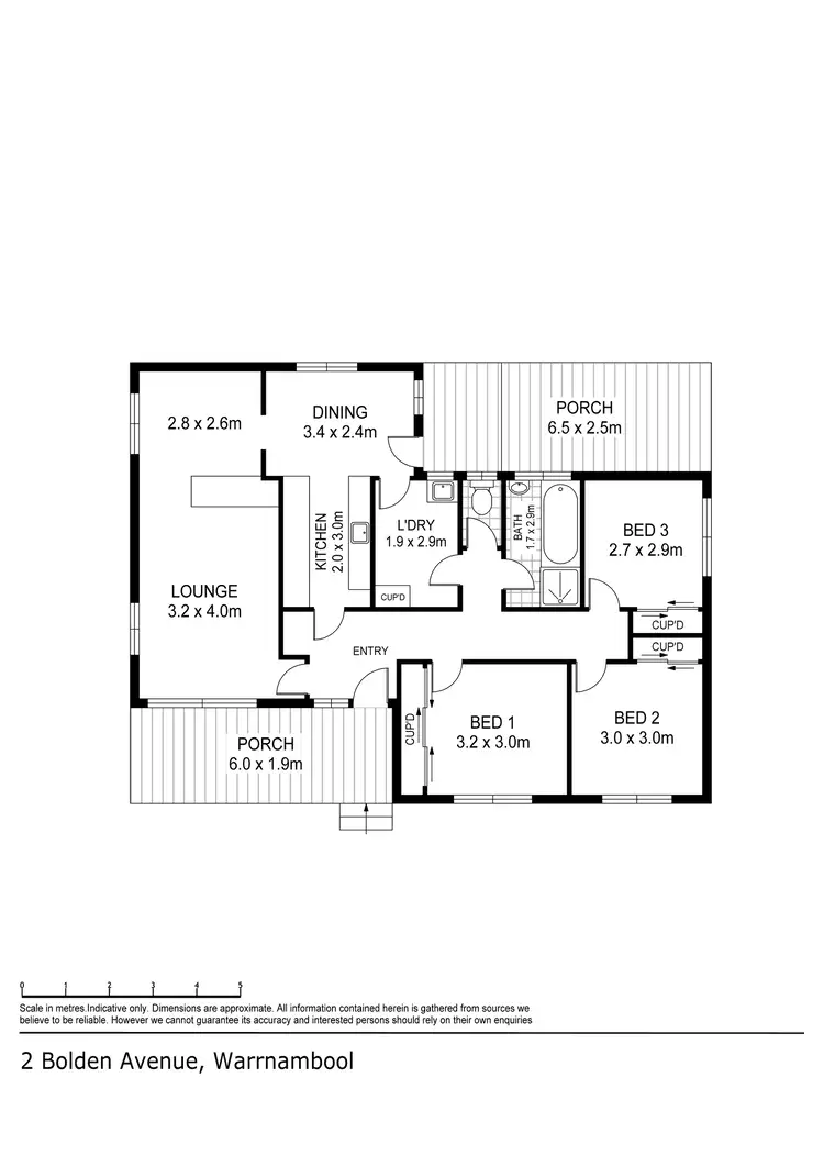 Floorplan of Homely house listing, 2 Bolden Avenue, Warrnambool VIC 3280
