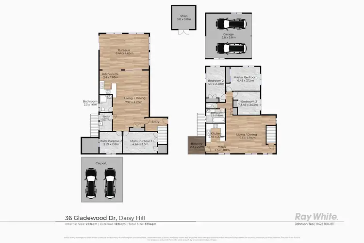 Floorplan of Homely house listing, 36 Gladewood Drive, Daisy Hill QLD 4127