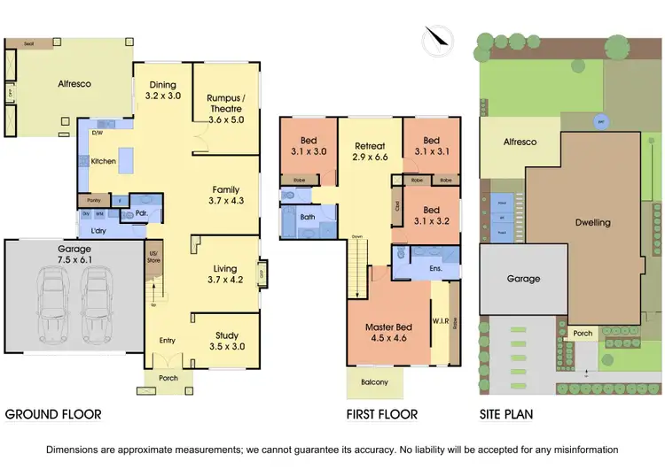 Floorplan of Homely house listing, 6 Harrington Street, Keysborough VIC 3173