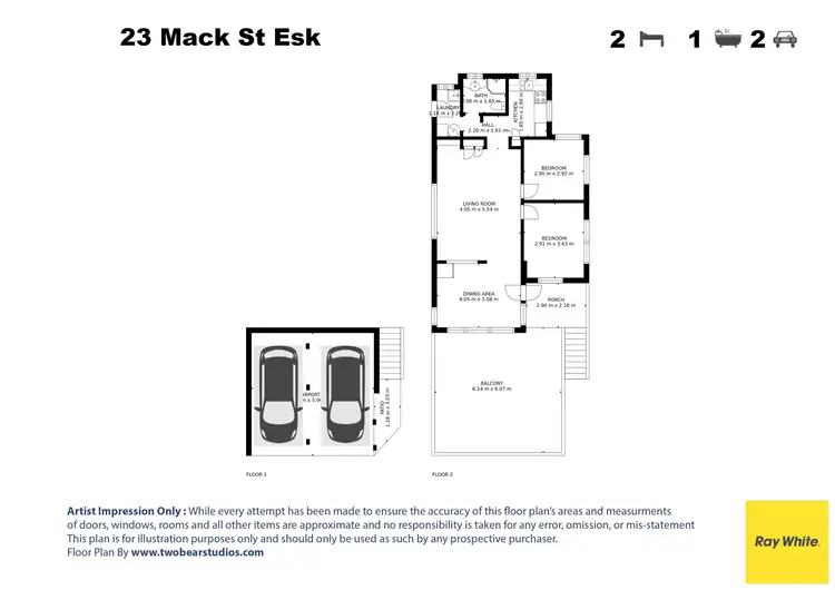 Floorplan of Homely house listing, 23 Mack Street, Esk QLD 4312