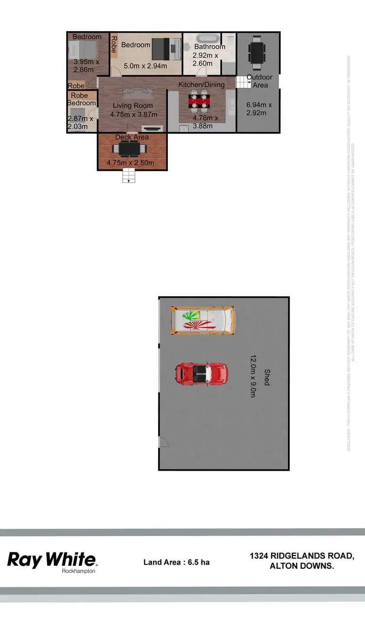 Floorplan of Homely house listing, 1324 Ridgelands Road, Alton Downs QLD 4702