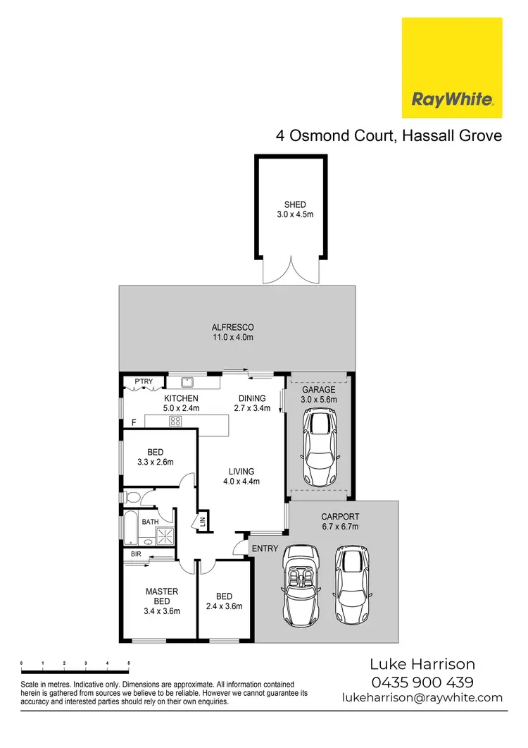 Floorplan of Homely house listing, 4 Osmond Court, Hassall Grove NSW 2761