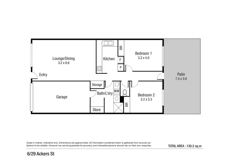 Floorplan of Homely unit listing, 6/29 Ackers Street, Hermit Park QLD 4812