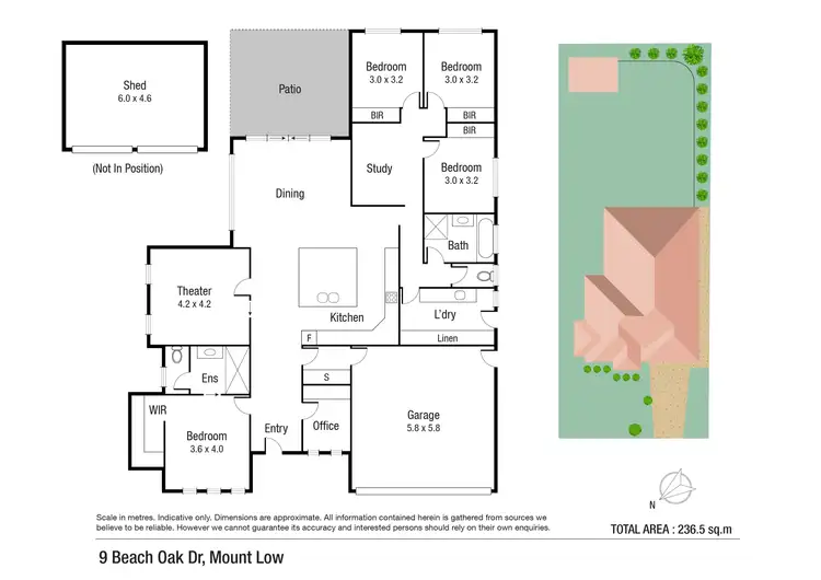 Floorplan of Homely house listing, 9 Beach Oak Drive, Mount Low QLD 4818