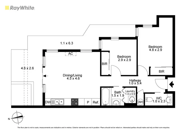Floorplan of Homely apartment listing, 8/790 Warrigal Road, Malvern East VIC 3145