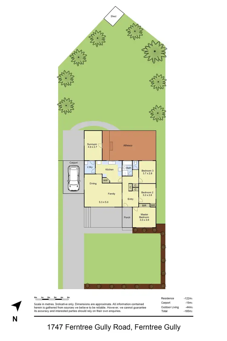 Floorplan of Homely house listing, 1747 Ferntree Gully Road, Ferntree Gully VIC 3156