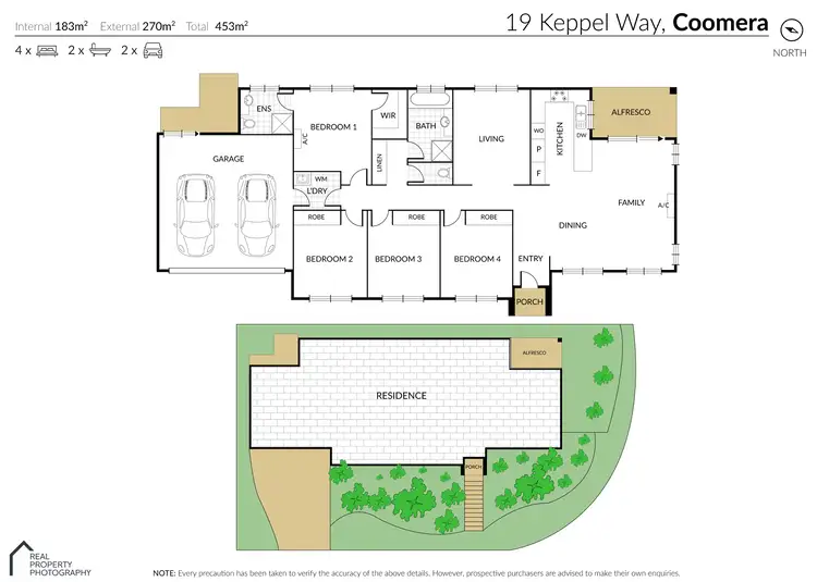 Floorplan of Homely house listing, 19 Keppel Way, Coomera QLD 4209