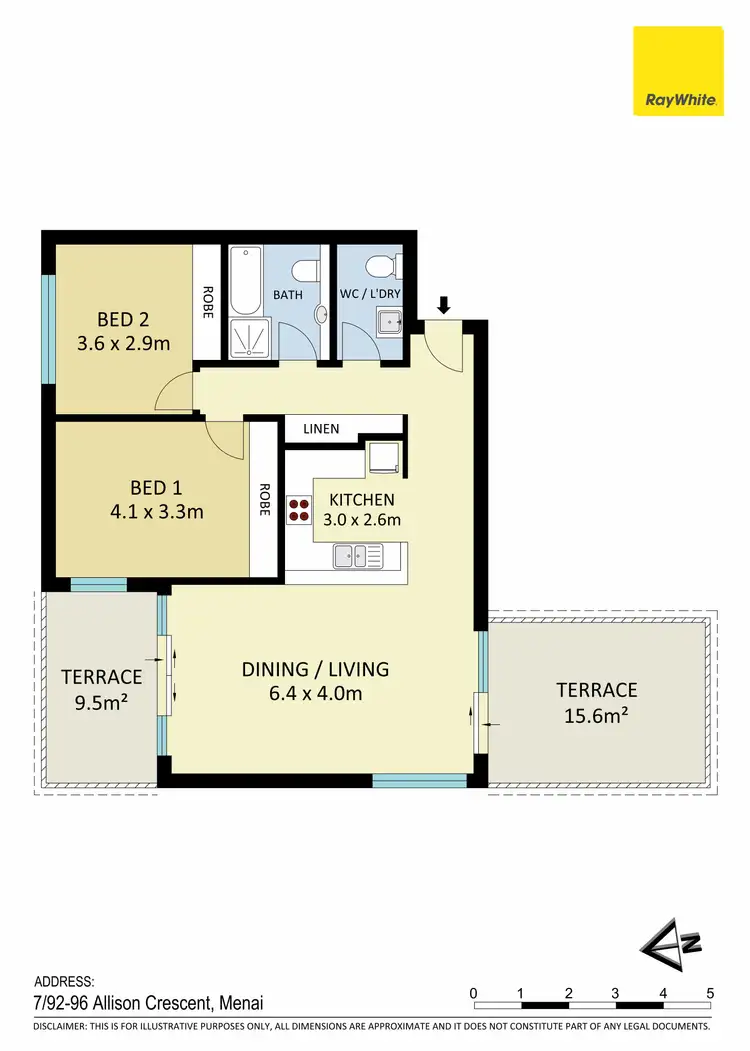Floorplan of Homely apartment listing, 7/92-96 Allison Crescent, Menai NSW 2234