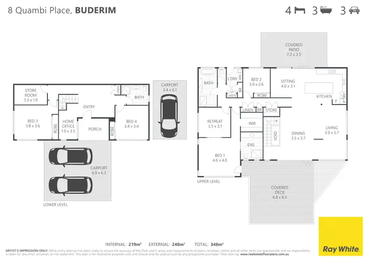 Floorplan of Homely house listing, 8 Quambi Place, Buderim QLD 4556