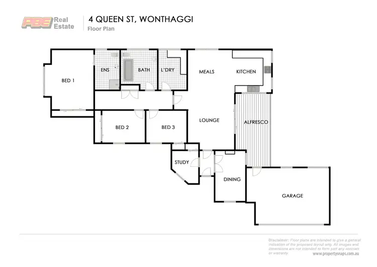 Floorplan of Homely house listing, 4 Queen Street, Wonthaggi VIC 3995