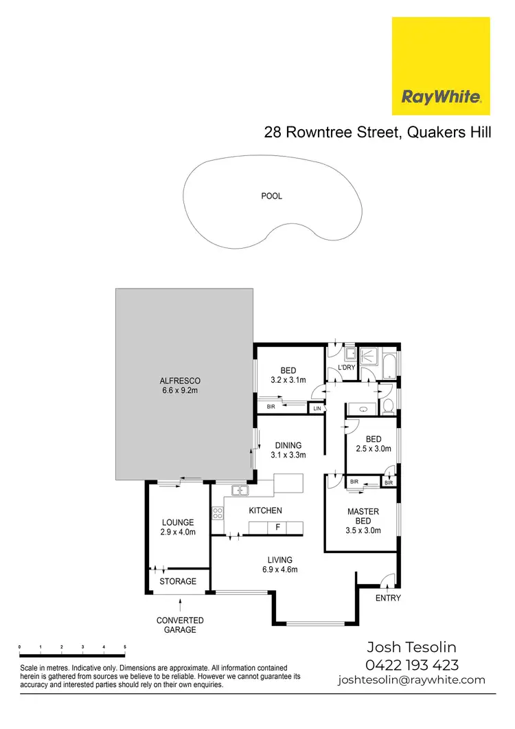 Floorplan of Homely house listing, 28 Rowntree Street, Quakers Hill NSW 2763