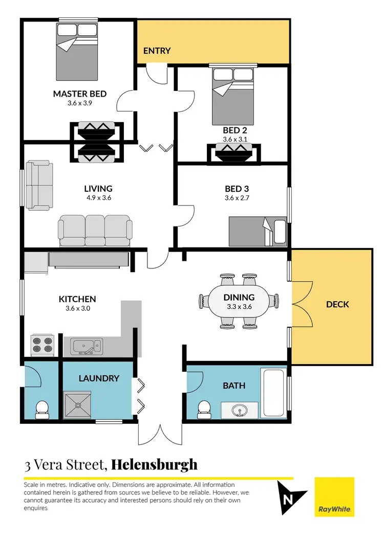 Floorplan of Homely house listing, 3 Vera Street, Helensburgh NSW 2508
