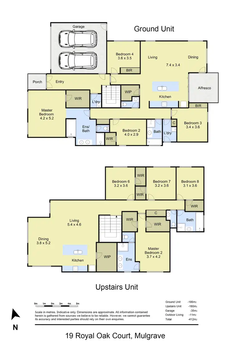 Floorplan of Homely house listing, 19 Royal Oak Court, Mulgrave VIC 3170