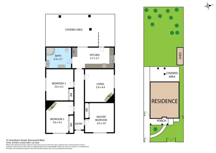 Floorplan of Homely house listing, 31 Grantham Street, Brunswick West VIC 3055