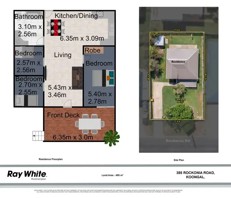 Floorplan of Homely house listing, 385 Rockonia Road, Koongal QLD 4701