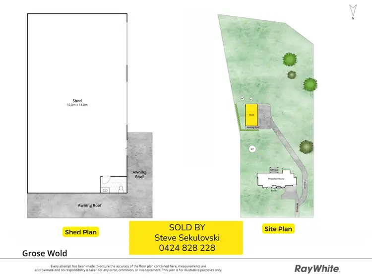 Floorplan of Homely land listing, 75 Avoca Road, Grose Wold NSW 2753