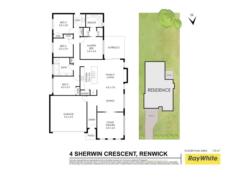Floorplan of Homely house listing, 4 Sherwin Crescent, Renwick NSW 2575