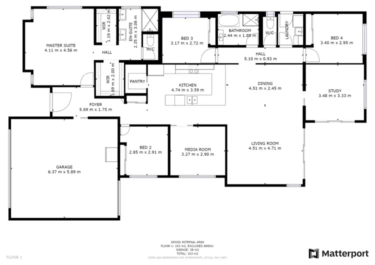 Floorplan of Homely house listing, 46 Foxtail Crescent, Banksia Beach QLD 4507