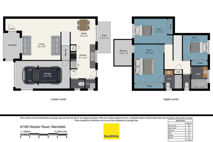 Floorplan of Homely house listing, 4/189 Wecker Road, Mansfield QLD 4122