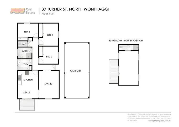 Floorplan of Homely house listing, 39 Turner Street, Wonthaggi VIC 3995