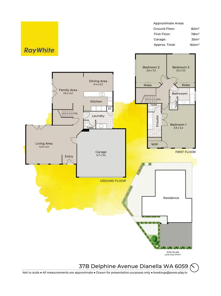 Floorplan of Homely townhouse listing, 37B Delphine Avenue, Dianella WA 6059