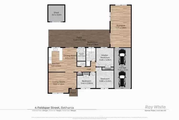 Floorplan of Homely house listing, 4 Feldspar Street, Bethania QLD 4205