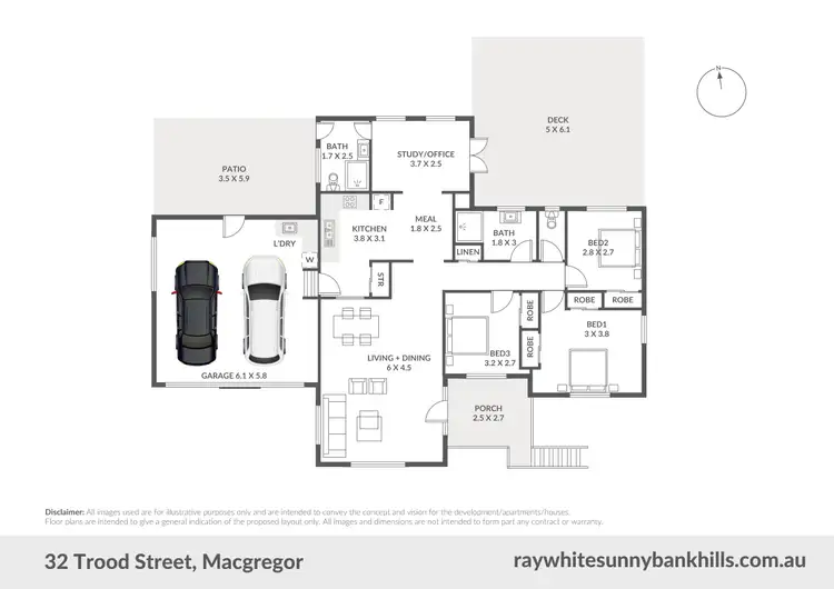 Floorplan of Homely house listing, 32 Trood Street, Macgregor QLD 4109