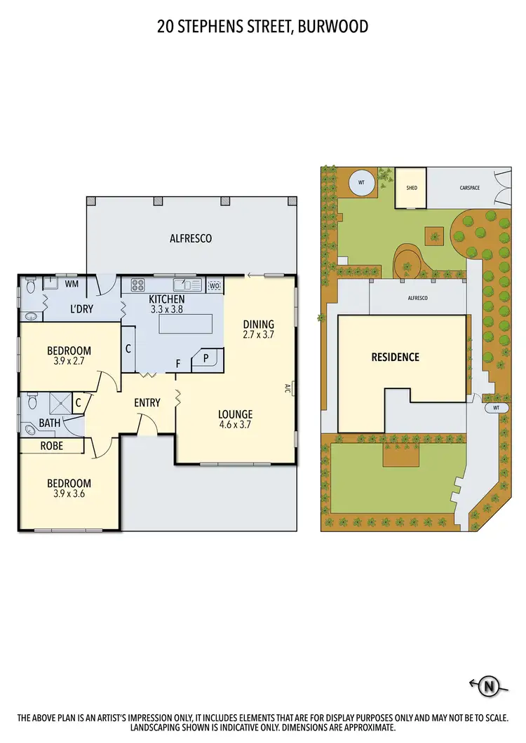 Floorplan of Homely house listing, 20 Stephens Street, Burwood VIC 3125