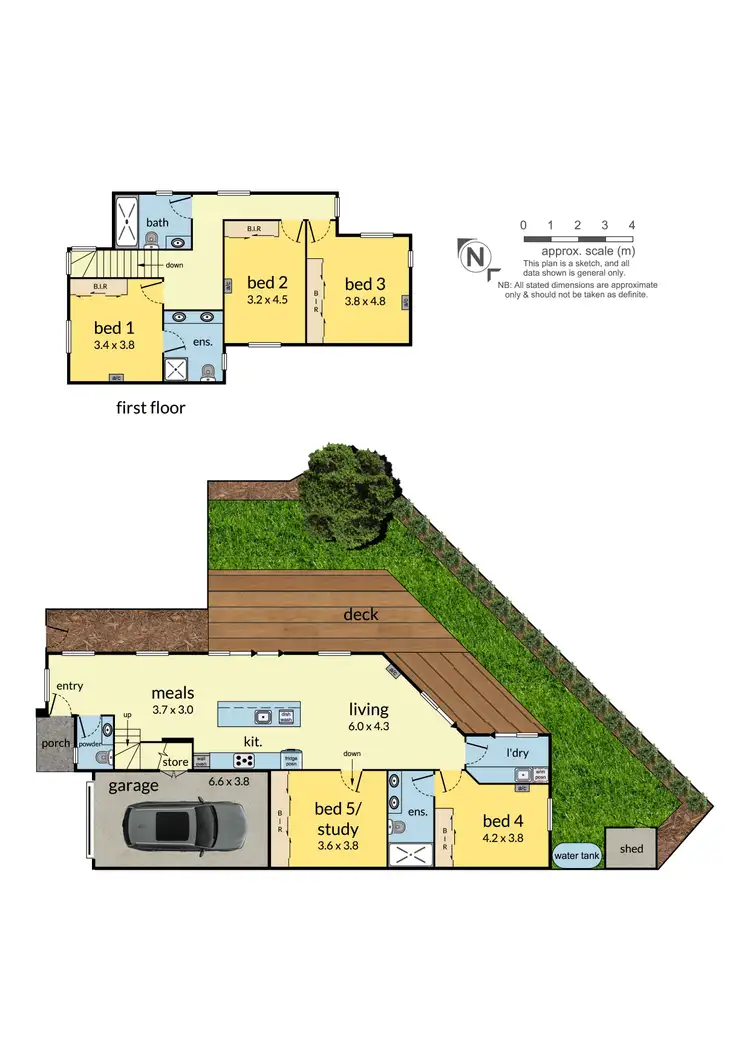 Floorplan of Homely townhouse listing, 7B Hampton Court, Glen Waverley VIC 3150