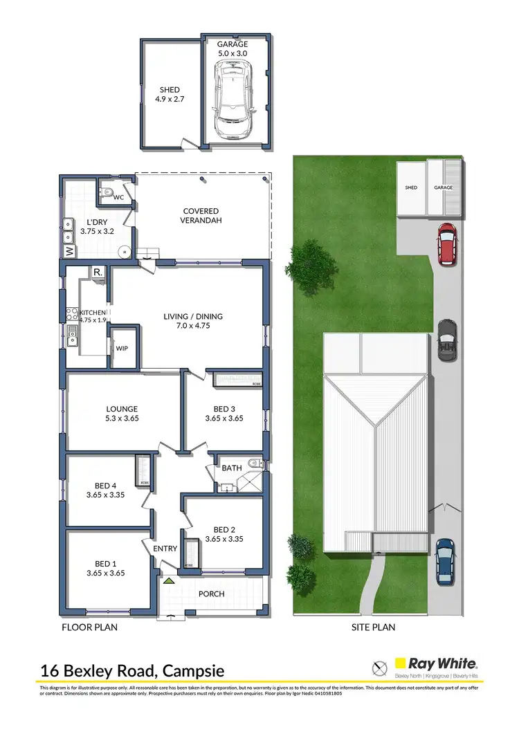 Floorplan of Homely house listing, 16 Bexley Road, Campsie NSW 2194